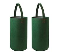 Calayu Lot de 2 sacs de plantation, de tomates, de fraises - Jardiniere suspendue - En feutre
