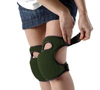 Calayu - Paire de Genouillères Protection Genoux en Mousse Souple pour Genou - Unisexe, Vert