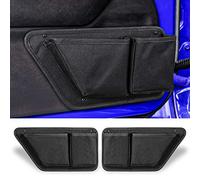 CALBEAU Oxford Lot de 2 poches de rangement pour porte avant Jeep Wrangler JK JKU 2011-2018 2/4 portes, filet de rechange