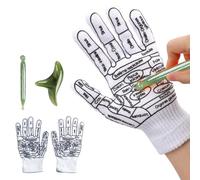 Calcetines Reflexología Pies - Kit Acupresión Manual, Zonas Meridiano Corporal | Tela Cómoda Elástica Diagrama Impreso Alta Precisión, Accesorio Fatiga Producto Ideal Masajes Relajación Diario