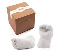 Calchi Italiani® Kit moulage main et pied bebe Prémium! Professionnel et Made in Italy: Alginate et Platre pour moulage - Sculpture bricolage empreintes bébé: Idee cadeau bebe, cadeau maman