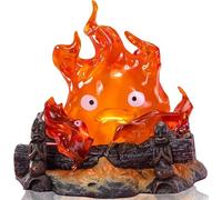 Calcifer Lampe à flamme - Lumière d'ambiance de Noël - Lampe décorative - Veilleuse animée pour la décoration de la maison et le camping