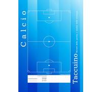 Calcio Taccuino Record della partita e analisi della strategia Formato A4 (Grande)