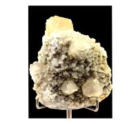 CALCITE + BARYTE en provenance de FRANCE, Saint-Péray - Pierre Naturelle de Collection, Formation Géologique Unique - 2308.0 ct - Certificat d'Authenticité Inclus 105 x 75 x 70 mm G