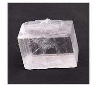 Calcite optique blanche transparente naturelle, spécimen de pierre de Quartz en cristal, décoration de la maison, articles de décoration for la maison Collections de la maison ( Color : A White , Size