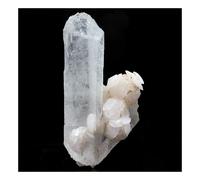 CALCITE + QUARTZ - Pierre Naturelle en Provenance de Chine, 1 seule ville d'origine) - Pierre de guérison énergétique, harmonie intérieure, équilibre 194.0 ct - Certificat d'Authenticité Inclus 65 x 3