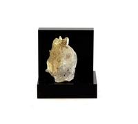 CALCITE + QUARTZ - Pierre Naturelle en Provenance de France, Lamalou-les-Bains - Cristaux de guérison et énergie positive 46.9 ct - Certificat d'Authenticité Inclus 31 x 19 x 17 mm G