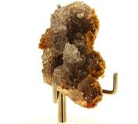 CALCITE + QUARTZ - Pierre Naturelle en Provenance de France, Vensat - Magnifique combinaison de minéraux, propriétés énergétiques, 80.0 ct - Certificat d'Authenticité Inclus 37 x 24 x 20 mm G