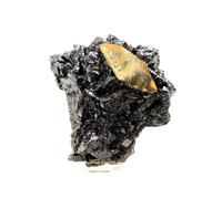 Calcite + Sphalerite. 2947.0 Ct. Elmwood Mine, Carthage, Tennessee, Usa.