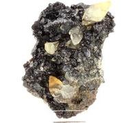 CALCITE + SPHALERITE - Pierre Naturelle en Provenance de Hunan Province, Chine - Cristaux de Calcite et Sphalerite, Collection Minérale 2405.0 ct - Certificat d'Authenticité Inclus 120 x 82 x 35 mm G