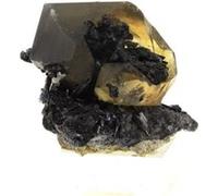 CALCITE + STIBNITE en provenance de CHINE, Loudi, Hunan - Minéral naturel de collection, cristal brut rare 318.2 ct - Certificat d'Authenticité Inclus 49 x 36 x 30 mm Naturel G