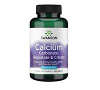 Calcium (Carbonate, Aspartate & Citrate), 500mg - 100 tabs
