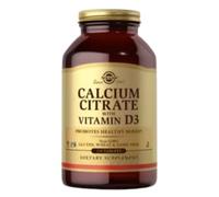 Calcium citrate avec vitamine D3 de Solgar (120 comprimés)