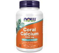 Calcium Corail 1000 Mg 100 Vcaps Par Now Foods