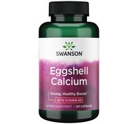 Calcium de coquille dœuf Swanson avec vitamine D-3 120 capsules