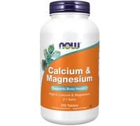 Now Foods Calcium & Magnésium - 250 Comprimés