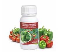 Calcium liquide pour tomates et poivrons 250 ml | Fertilisant pour potager | Aide à réduire les problèmes liés au manque de calcium et améliore la qualité des fruits