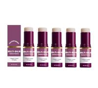 Calcium Multi Balm, anti-âge et raffermissant Coréen Skincare Stick, crème contour des yeux anti-âge contre les rides et les cernes, stick hydratant au collagène pour les yeux, le cou, le visage (5