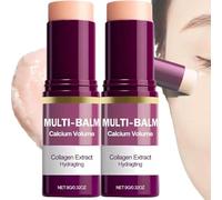 Calcium Multi Balm,Calcium Balm Stick,Rapid Wrinkle Repair,Skin Care Coréenne,Baume Multi-Vitaminé Au Calcium,CrèMe Réparatrice Et Hydratante Intensive,Hydratante, Au Cou, Au Visage (2)