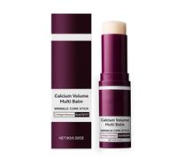 Calcium Multi Balm, Calcium Balm Stick, Wrinkle Core Stick, Anti-Aging, Hydrating, Raffermissement de la peau Almond & Vitamin E for Lip Balm Eye Cream Neck