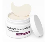 Calcium Multi Balm Volume Stick,Duo Soin Contour des Yeux au collagène,Patchs Hydrogel Contour des Yeux 60 unités,Soin Hydratant et Lissant pour les Yeux,skin care coréenne, Format Voyage (1 Set)
