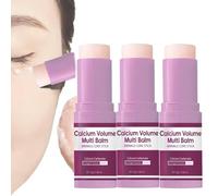 Calcium Multi Balm Volume Stick,Soin Coréen Visage,Calcium Multi Balm Anti ride Coréen,Skin Care Coréenne,Hydratant de Collagène Coréen,Anti-Fléchissement,Réduire les Rides,Pour Yeux et Cou(3pc)