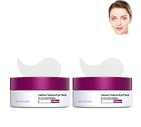 Calcium Volume Eye Patches,Hydrogel Under Eye Patches for Puffy Eyes & Dark Circles,Collagen Infused Anti-Aging Firming Hydrating Gel Pads for Fine Lines & Dryness,Daily Skincare Eye Care (2pcs)