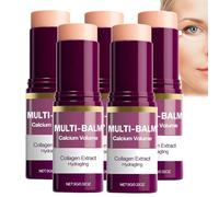 Calcium Volume Multi Balm,Baume Multi-Vitaminé Au Calcium,Creme Hydratante Visage,Crème Réparatrice Et Hydratante Intensive,Creme Visage Skincare Coréenne,Rapid Wrinkle Repair Bounce Multi Balm (5)