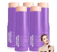 Calcium Volume Multi Balm, Calcium Balm Stick, Baume Anti-âge Au Calcium, Affaissement, Rides, Baume Multi-Vitaminé Au Calcium, Crème Réparatrice Et Hydratante Intensive (5)