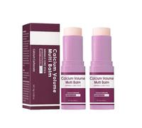 Calcium Volume Multi Balm, Stick Hydratant Réparateur au Collagène, Soin Anti-Âge Intense pour Lèvres, Yeux, Cou, Sécheresse et Tiraillements, Texture Légère Non Grasse (2)