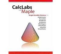 Calclabs With Maple for Stewart's Single Variable Calculus James Stewart (Auteur)