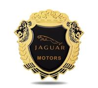 Calcomanías metálicas 3D Con logotipo. Pegatinas autoadhesivas Para el maletero trasero Del coche, Para Jaguar C-X16 E-Pace F-Pace F-Type I-Pace .,Black