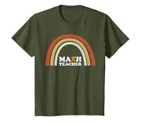 Calcul Blague Professeur d'algèbre Mathématiques Humour T-Shirt, Enfant, Olive, 2 Ans