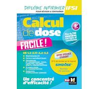 Calcul de dose facile - Infirmier en IFSI - DEI - 6e édition - Révision