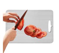 Calcul de la planche à découper professionnelle - Bloc de coupe à double face, table de préparation en acier inoxydable durable | Pour viande, légumes, fromage, de coupe de cuisine sans B