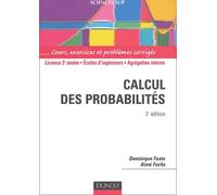 Calcul des probabilités : Cours, exercices et problèmes corrigés