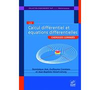 Calcul différentiel et équations différentielles