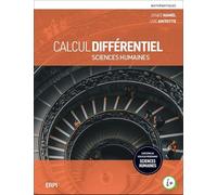 Calcul différentiel - sciences humaines: Manuel + version numérique 1 an
