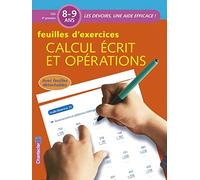 CALCUL ECRIT ET OPERATIONS FEUILLES D'EXERCICES