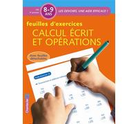 Calcul ecrit et operations feuilles d'exercices 8-9ans - T. Van Daal - Chantecler - broché - Scolaire / Universitaire