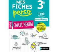 Calcul mental 3e Gilles Mora (Auteur), Carole Feugère (Auteur)