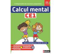 Calcul Mental CE1 - 7-8 ans - Cahier d'exercices progressifs avec additions et soustractions