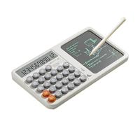Calculator, Notepad, Handwriting Board, 5.91x10.35 inches, Eye Friendly Screen with Large Display and Writing Pad for Students Adults Business Professionals School Home Use