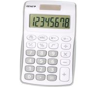 Calculatrice 120 B 8 chiffres (Dual Power (Pile,solaire),design compact gris