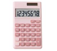 Calculatrice 4 fonctions, petite calculatrice, 2, 7 x 4, 5 mini, poche mignonne alimentée par énergie solaire/batterie, bureau pour le bureau, la maison et l'école, poche