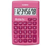 Calculatrice 4 opérations Casio Petite FX Rose
