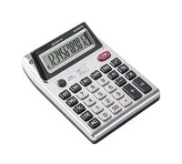Calculatrice À Affichage Double Face 12 Chiffres Durabilité Construction ABS Grand Bouton pour Les Professionnels De Bureau Et Étudiants Calculatrice Robuste Double Écran pour Écoles