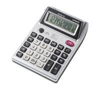 Calculatrice à deux écrans latéraux 12 chiffres avec ABS antichoc pour audits financiers et utilisation en salle de classe Calculatrice de bureau avec double affichage