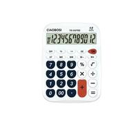 Calculatrice Arithmétique Silencieuse 12 Chiffres avec Fonctions Mémoire Blanc