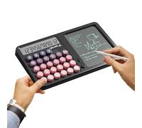 Calculatrice avec Une Ardoise d'écriture Protection Oculaire Grand Écran | Calculatrice Scolaire Outil de calcul pour , adultes, étudiants, école, affaires
